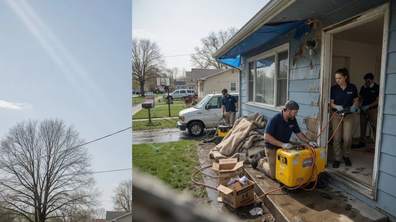 Basement Flood Cleanup in Plymouth, IL near me